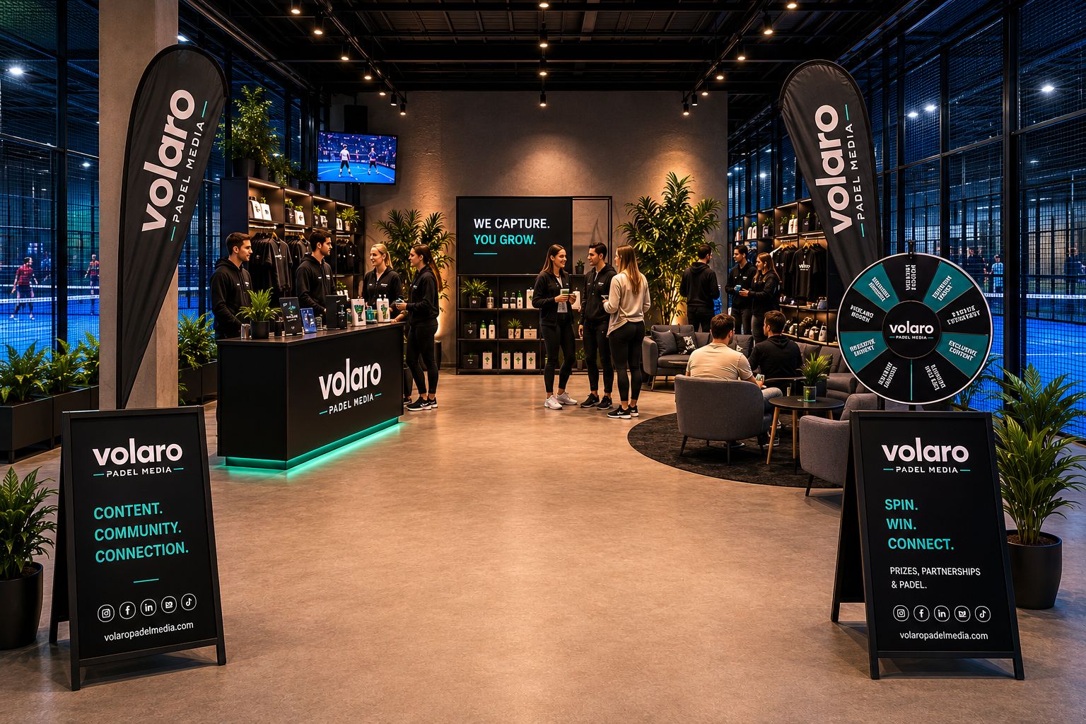 Volaro brand activation event